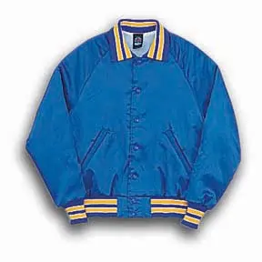 733 blue satin jacket